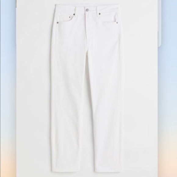 H&M High Waist White Denim - Picture 4 of 4